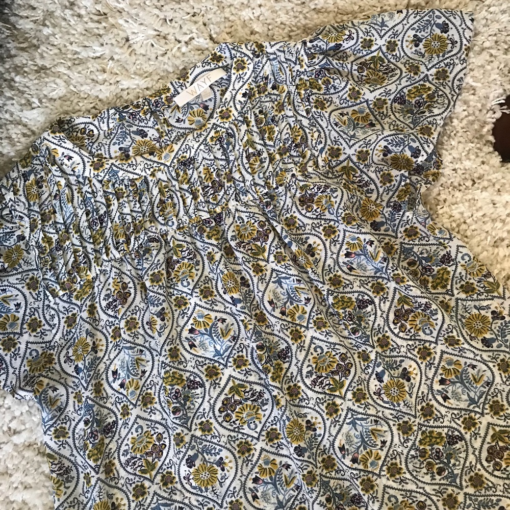 WAYF floral blouse